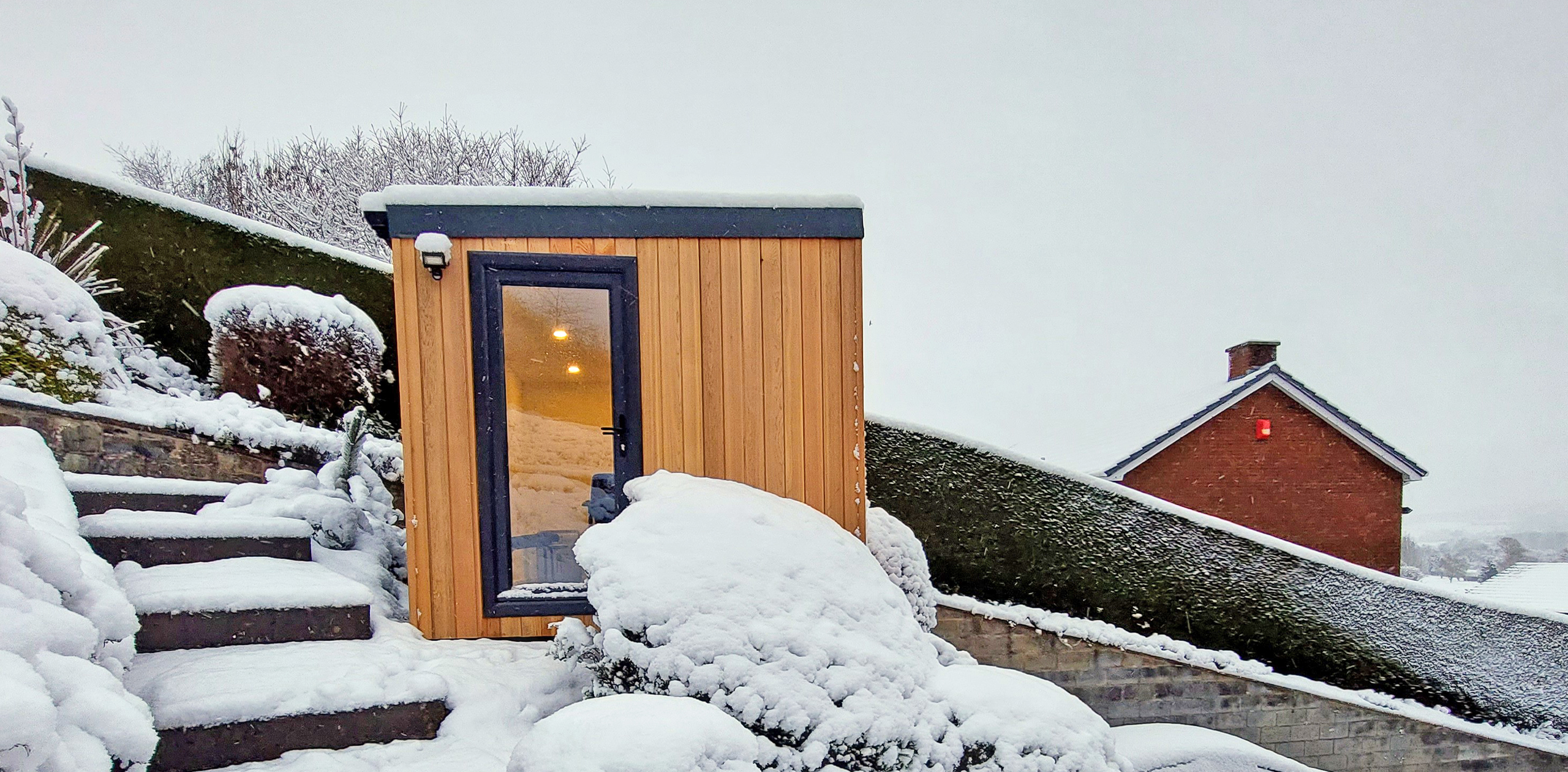 Garden Room Built on Slopes