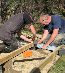 Foundation Install Garden Rooms
