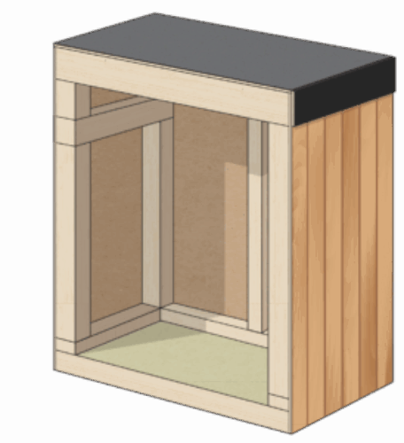 Diagram of Pent Haus ToughFrame