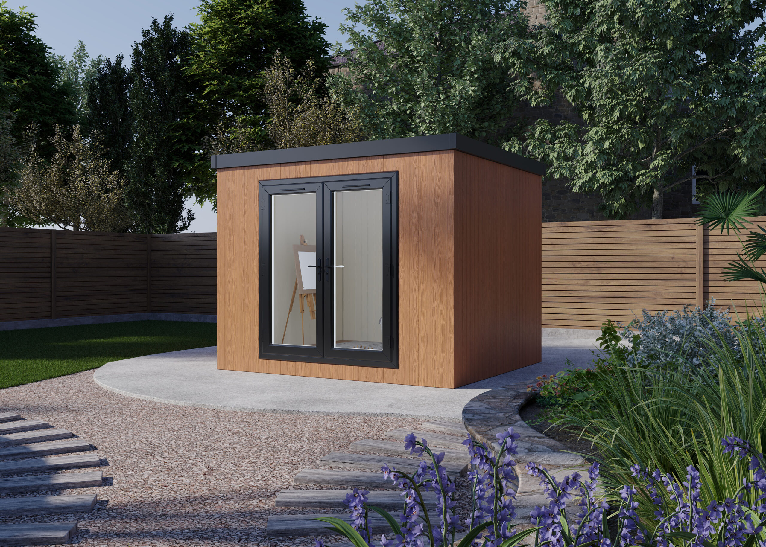 Pent Haus Insulated Garden Room 3.0m x 2.6m Cedar