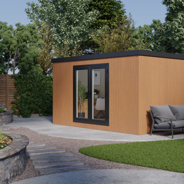 DIY Pent Haus Insulated Garden Room 4.2m x 3.2m Cedar