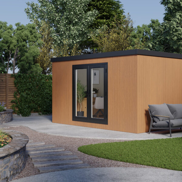 Pent Haus Insulated Garden Room 4.2m x 3.2m Cedar
