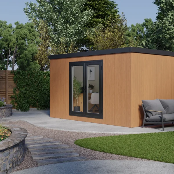 Pent Haus Insulated Garden Room 4.2m x 3.2m Cedar