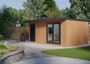 Pent Haus Insulated Garden Room 5.4m x 3.8m Cedar