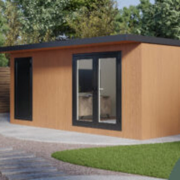DIY Pent Haus Insulated Garden Room 5.4m x 3.8m Cedar