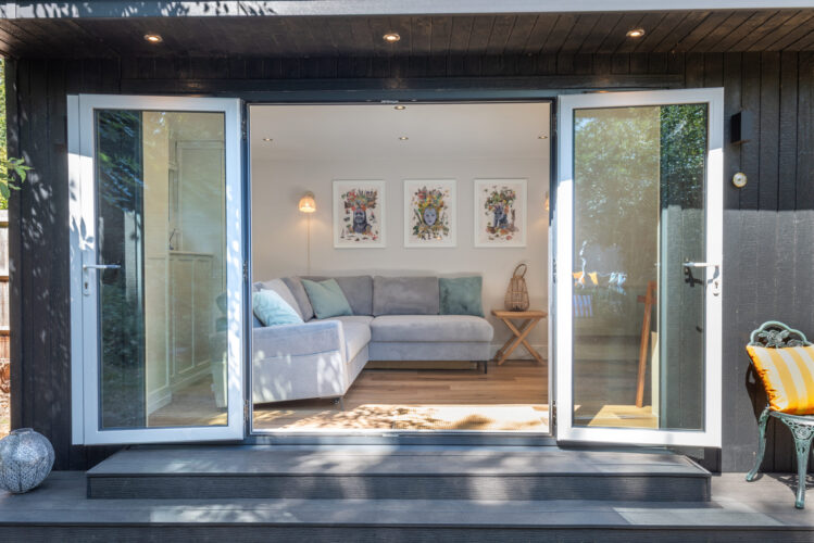 5.4m-x-3m-Building-ToughFrame-Pro-Pent-Haus-Garden-Room-in-ToughWood-Granite-Self-Build_Doors_Open.jpg